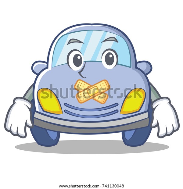 Silent cute car character\
cartoon