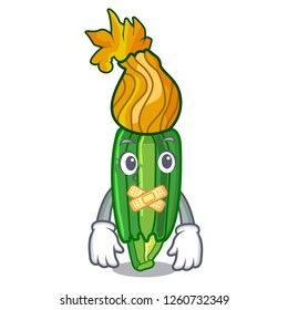 Silent flower zuchini pumpkins decorated on cartoon