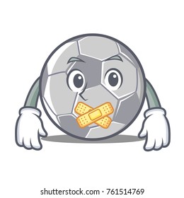 Silent football character cartoon style