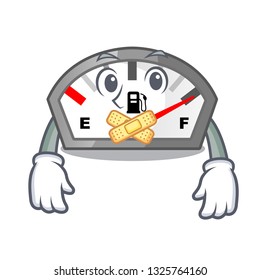 Silent gasoline indicator in the a mascot