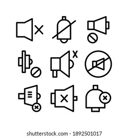 Silent icon or logo isolated sign symbol vector illustration - Collection of high quality black style vector icons
