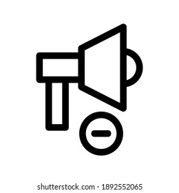 Silent icon or logo isolated sign symbol vector illustration - high quality black style vector icons
