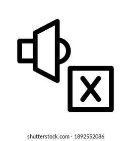 Silent icon or logo isolated sign symbol vector illustration - high quality black style vector icons

