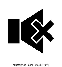 silent icon or logo isolated sign symbol vector illustration - high quality black style vector icons
