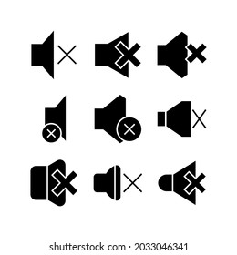 silent icon or logo isolated sign symbol vector illustration - Collection of high quality black style vector icons
