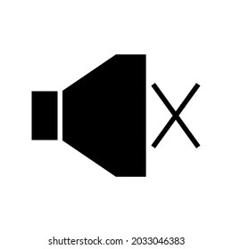 silent icon or logo isolated sign symbol vector illustration - high quality black style vector icons
