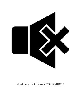 silent icon or logo isolated sign symbol vector illustration - high quality black style vector icons
