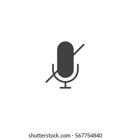 silent icon. sign design