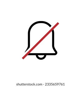 silent icon vector design templates 
