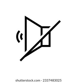 silent icon vector design templates 