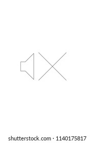 silent icon,vector,sound icon