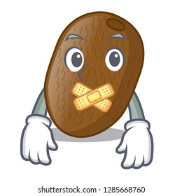 Silent kiwifruit is placed on mascot plate
