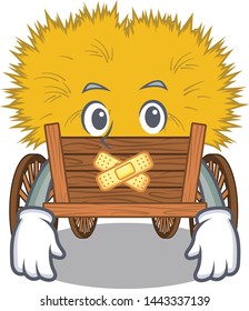 Silent miniature haydire above cartoon wood table