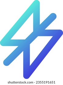 Silent mode pixel perfect gradient linear ui icon. Block notifications. Smartphone signal off. Line color user interface symbol. Modern style pictogram. Vector isolated outline illustration