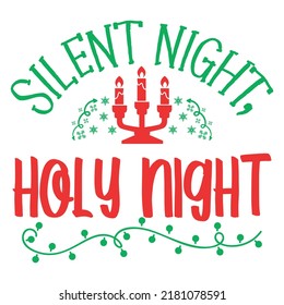 Silent Night, Holy Night (Christmas Design)