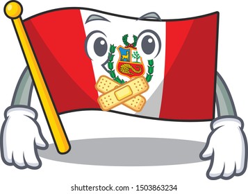 Silent peru flag stored in character drawer