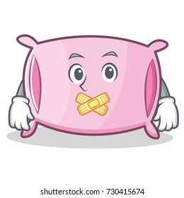 Silent pillow character cartoon style