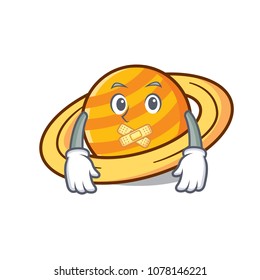 Silent planet saturnus mascot cartoon