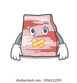 Silent pork lard mascot cartoon