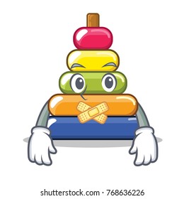Silent pyramid ring character cartoon