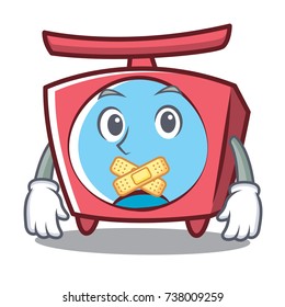 Silent scale character cartoon style