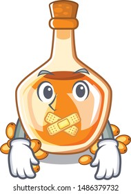 Silent sea buckthorn oil on the cartoon