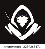 Silent Shadow: A Stealthy Ninja Concealed in the Darkness