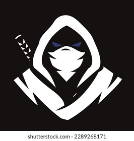 Sombra silenciosa: Un Ninja furtivo oculto en la oscuridad