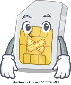 Silent simcard in the a mascot wallet