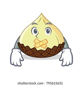 Silent snake fruit mascot cartoon