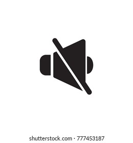 Silent sound Icon Vector