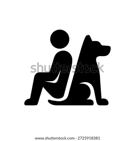Silent Strength and Back Support Icon Isolated On White Background