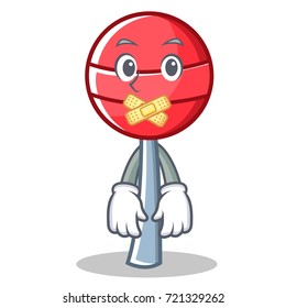 Silent sweet lollipop character cartoon