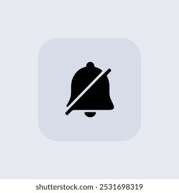 The silent symbol on the cellphone can be used for design accessories