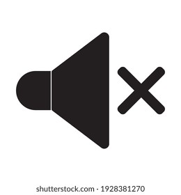 Silent symbol, web and computer icon