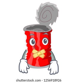 Silent tincan ribbed metal character a canned