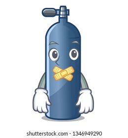Silent toy air tank diving cartoon shape