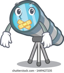 Silent toy telescope in a cartoon chair