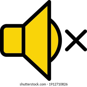 silent vector color line icon