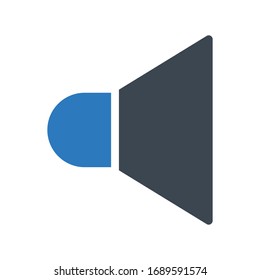 icono de color de glifo vector silencioso 