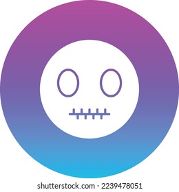 Silent vector icon. Can be used for printing, mobile and web applications.