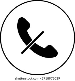 Stille Vektorsymbol. Kann für Druck-, Mobil- und Web-Anwendungen verwendet werden.