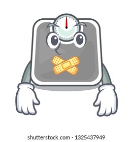 Silent weight scala isolated with in cartoons