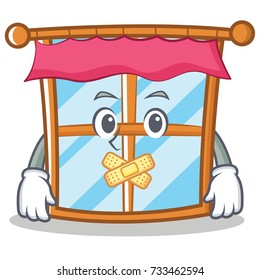 Silent windows character cartoon style