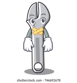 Silent wrench character cartoon style
