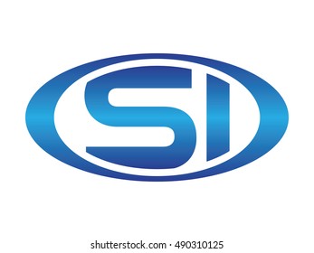 SI-letter abbreviations blue oval logo