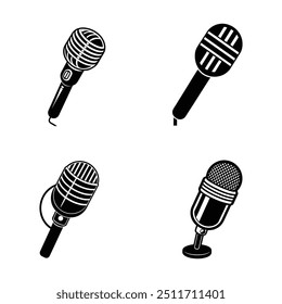 silhoueete  rec mic bundle vector 3