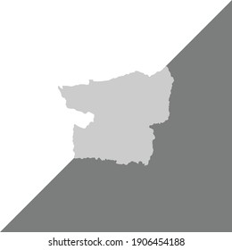 mapa de siluetas de los districtos del bítar