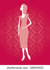 Silhouette 1940s Gal