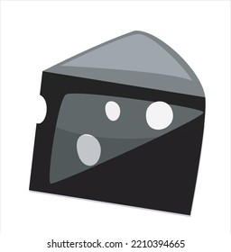 Icono de silicona 3D de queso